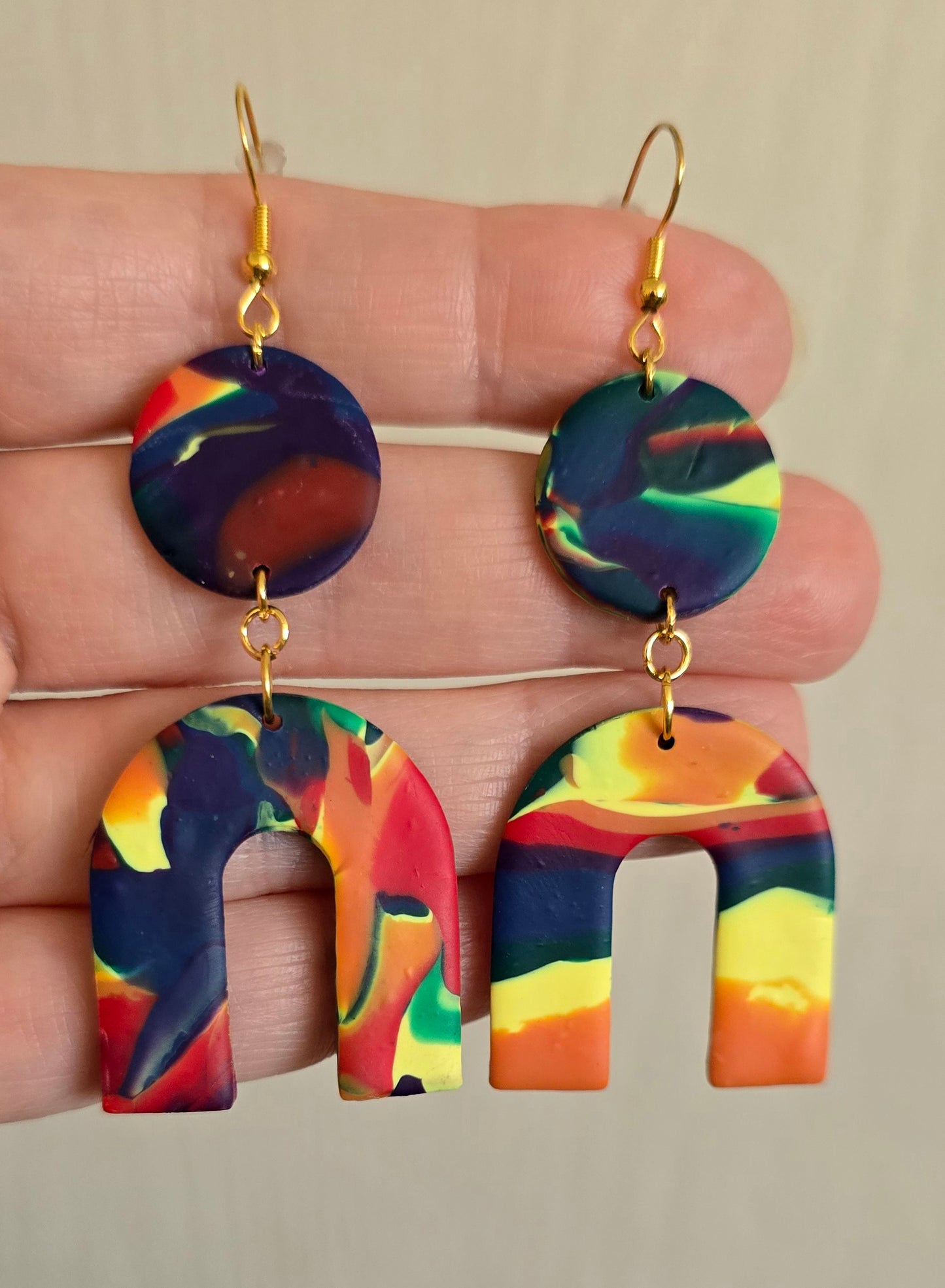 Rainbow Arch Earrings
