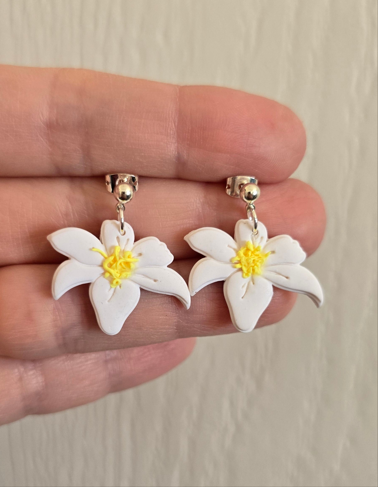Easter Lily Earrings