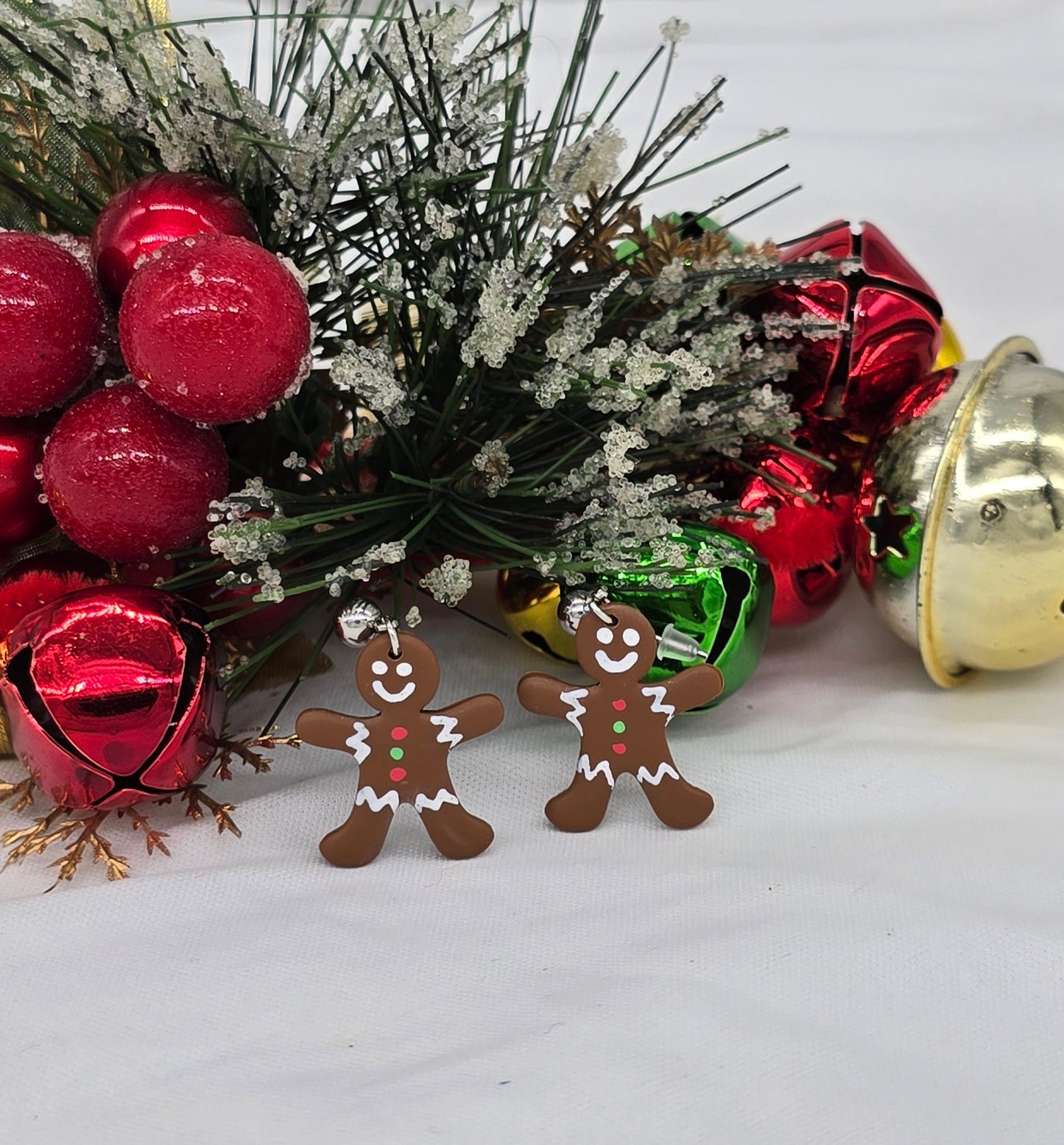 Mini Gingerbread Men Earrings