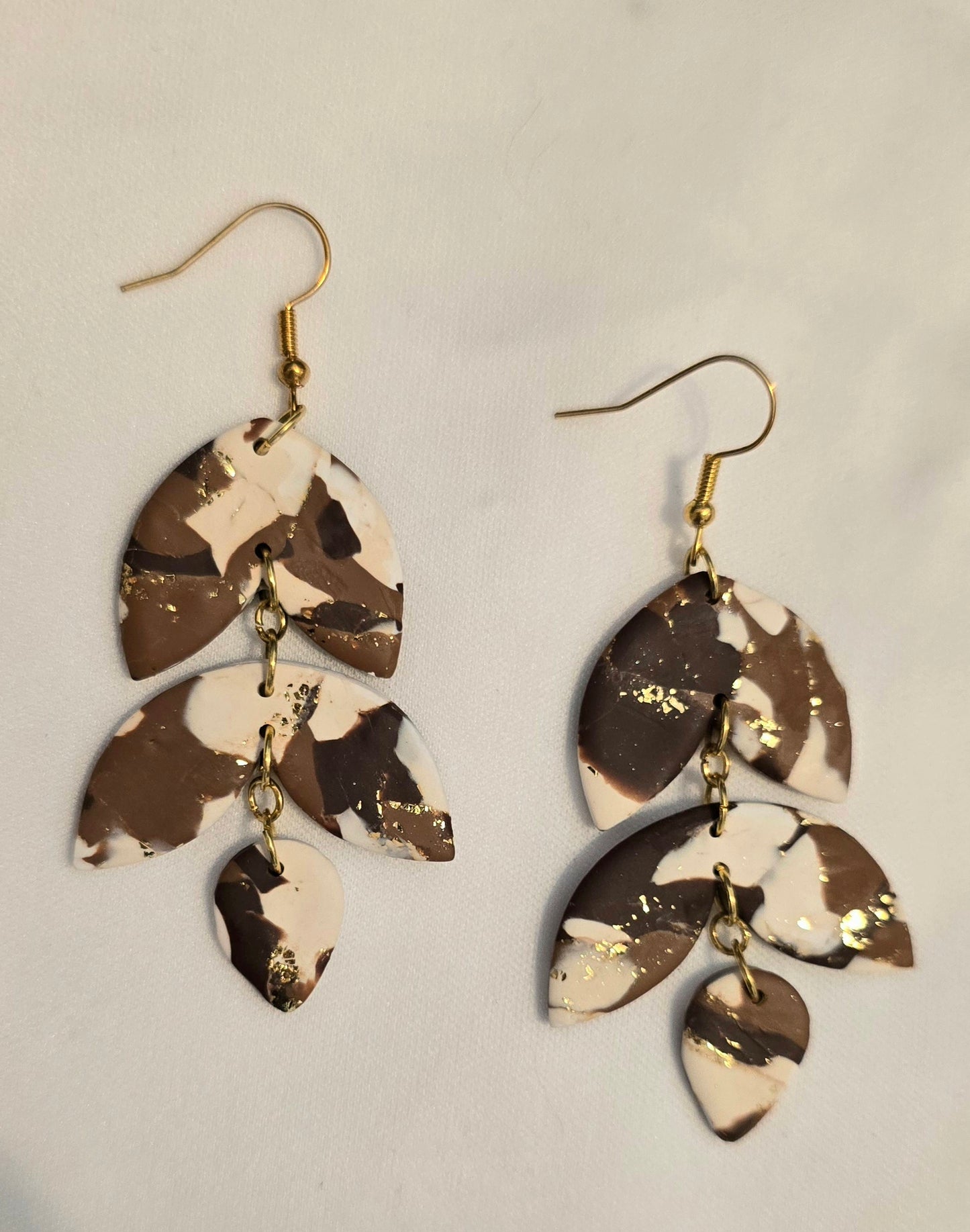 Smores Tiered Teardrop Earrings