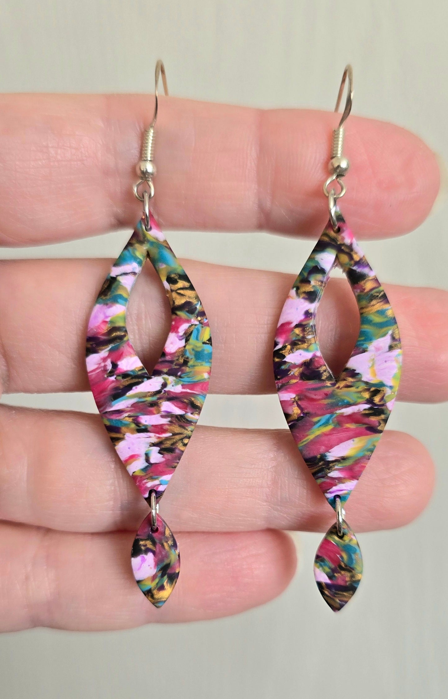 Peony Garden Dangle Earrings