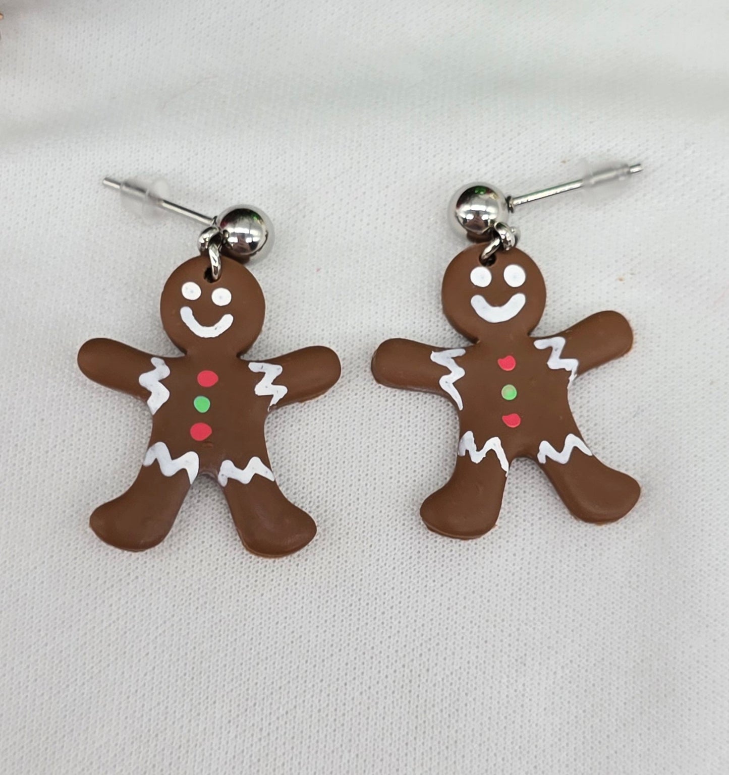 Mini Gingerbread Men Earrings