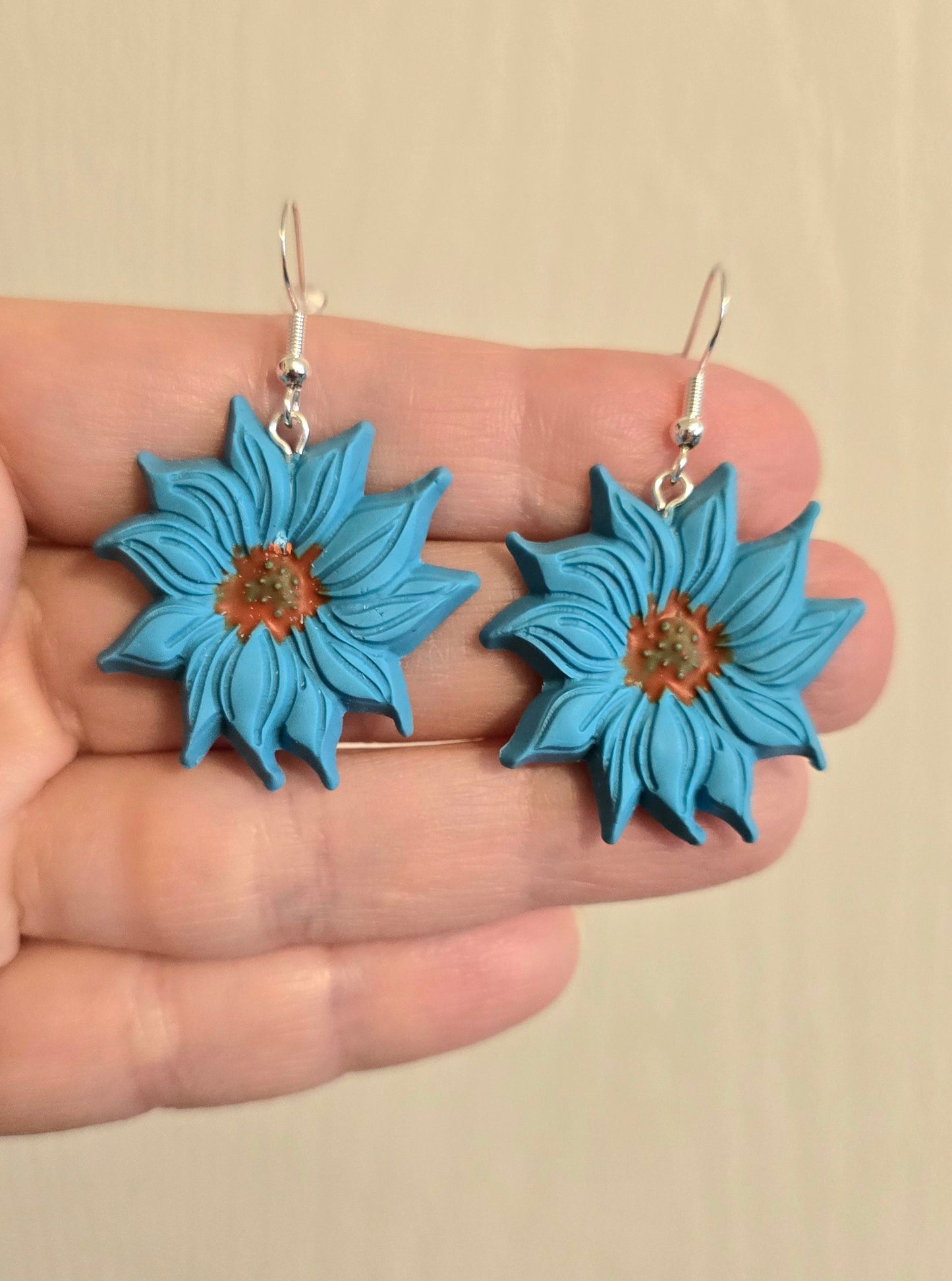 Blue Starflower Earrings