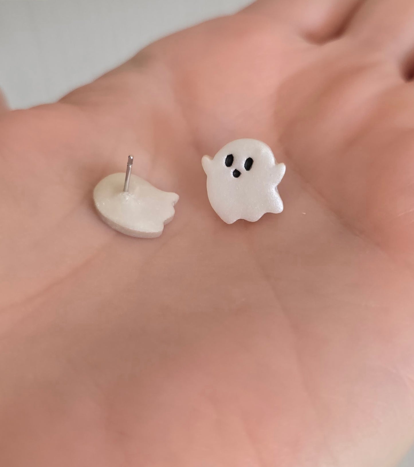 Mini Ghost Stud Earrings