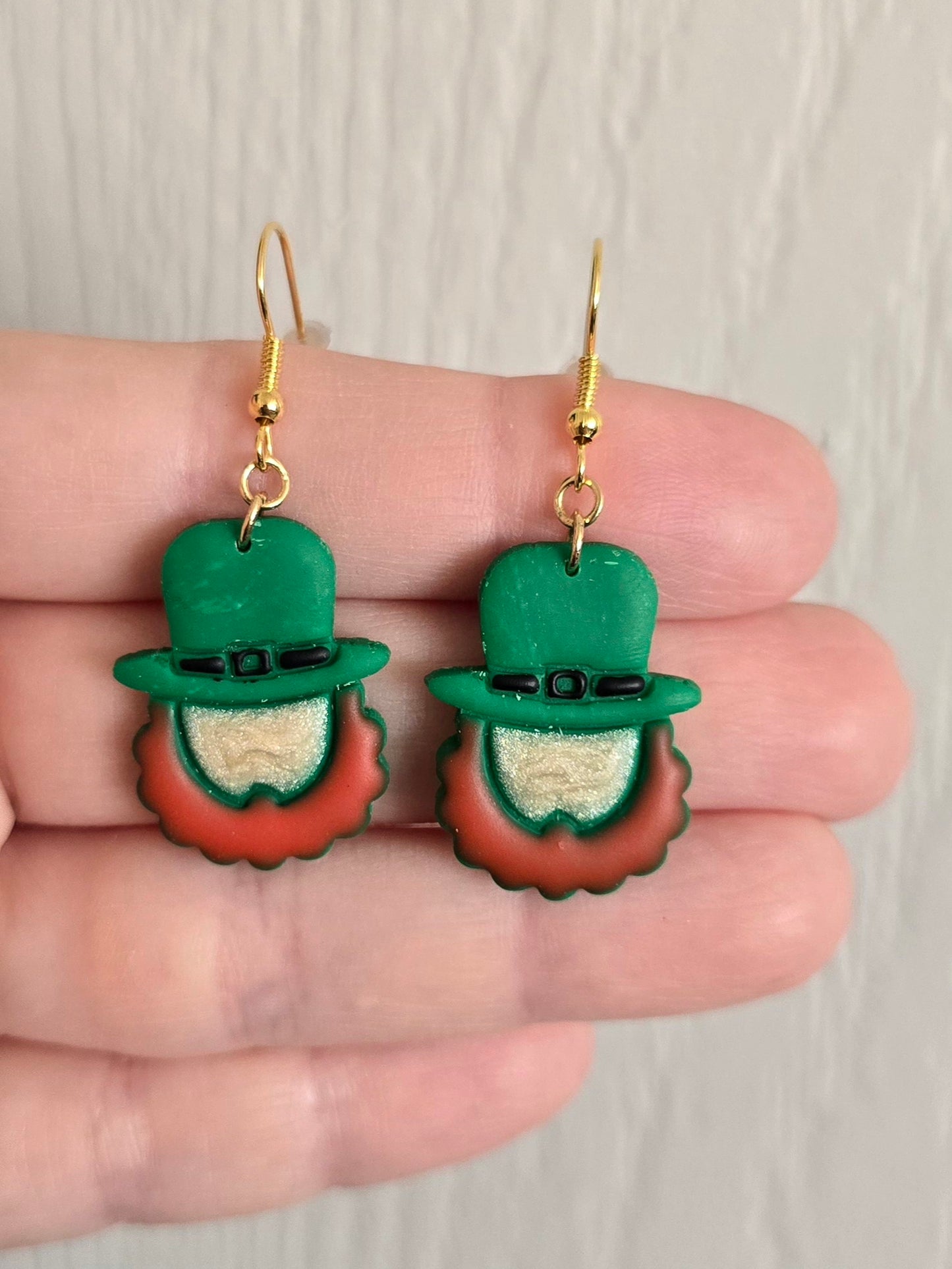 St. Patrick's Day Leprechaun Earrings