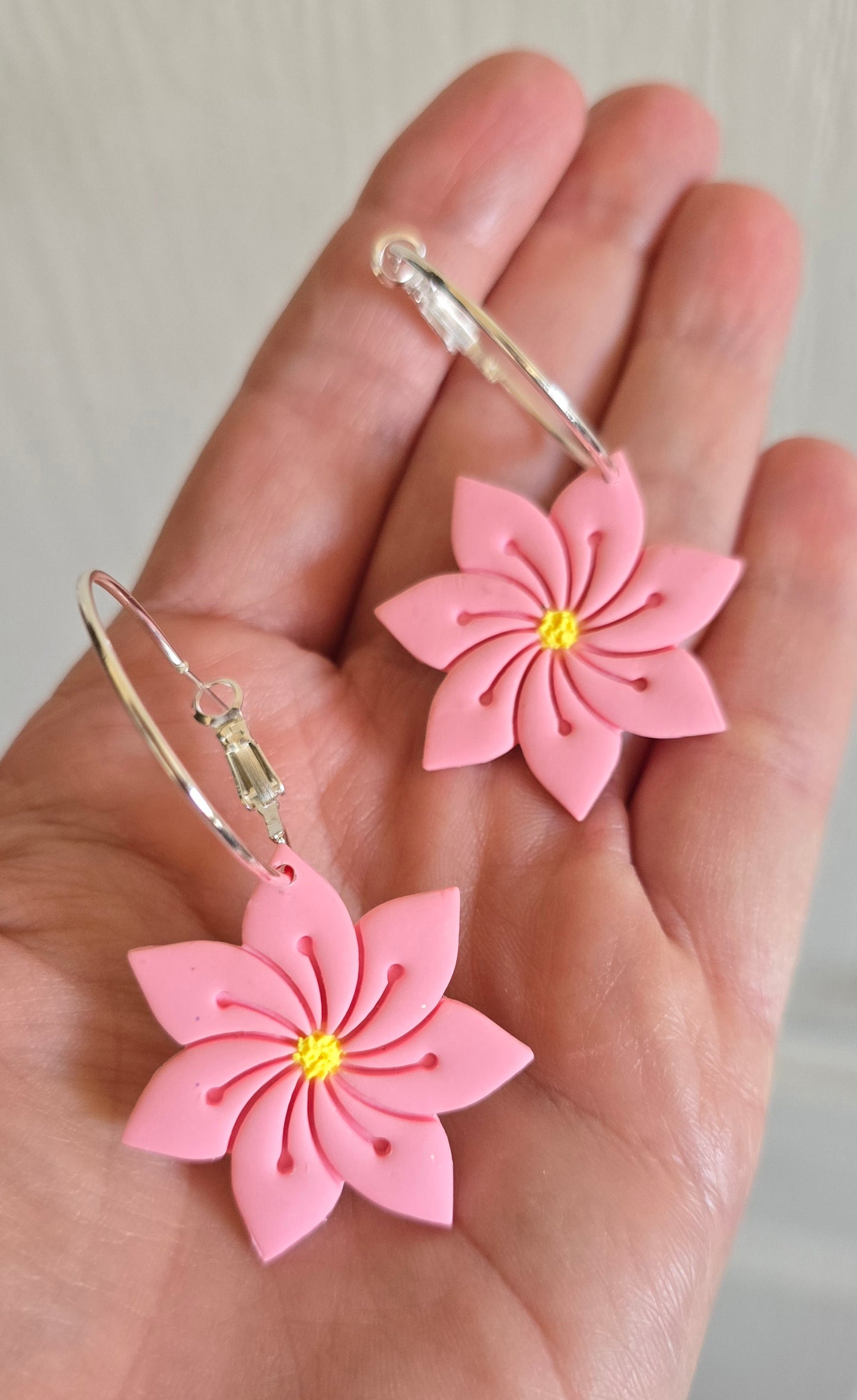 Wildflower Hoop Earrings