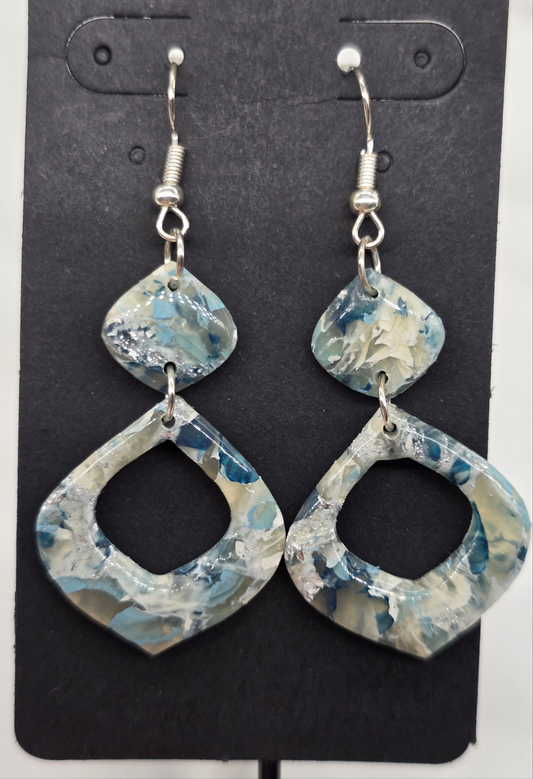 Kyanite Hoop Earrings