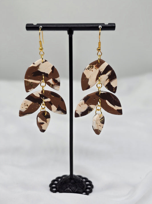 Smores Tiered Teardrop Earrings