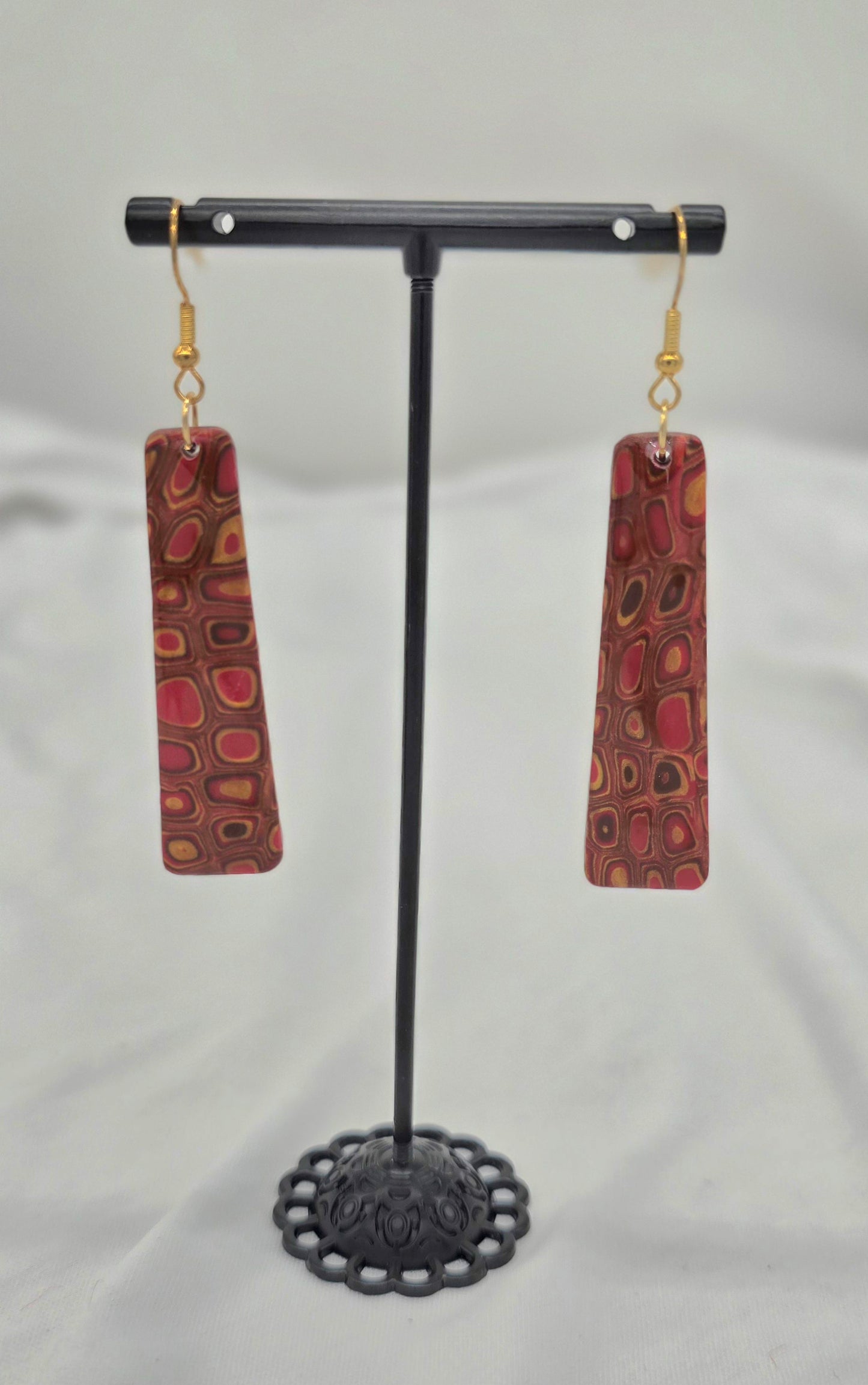 Divine Copper Dangle Earrings