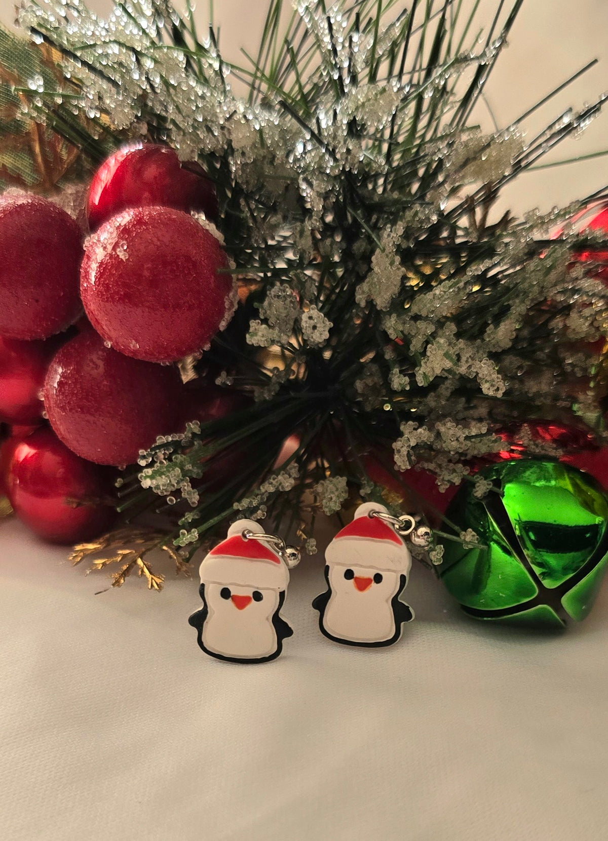 Christmas Penguin Earrings