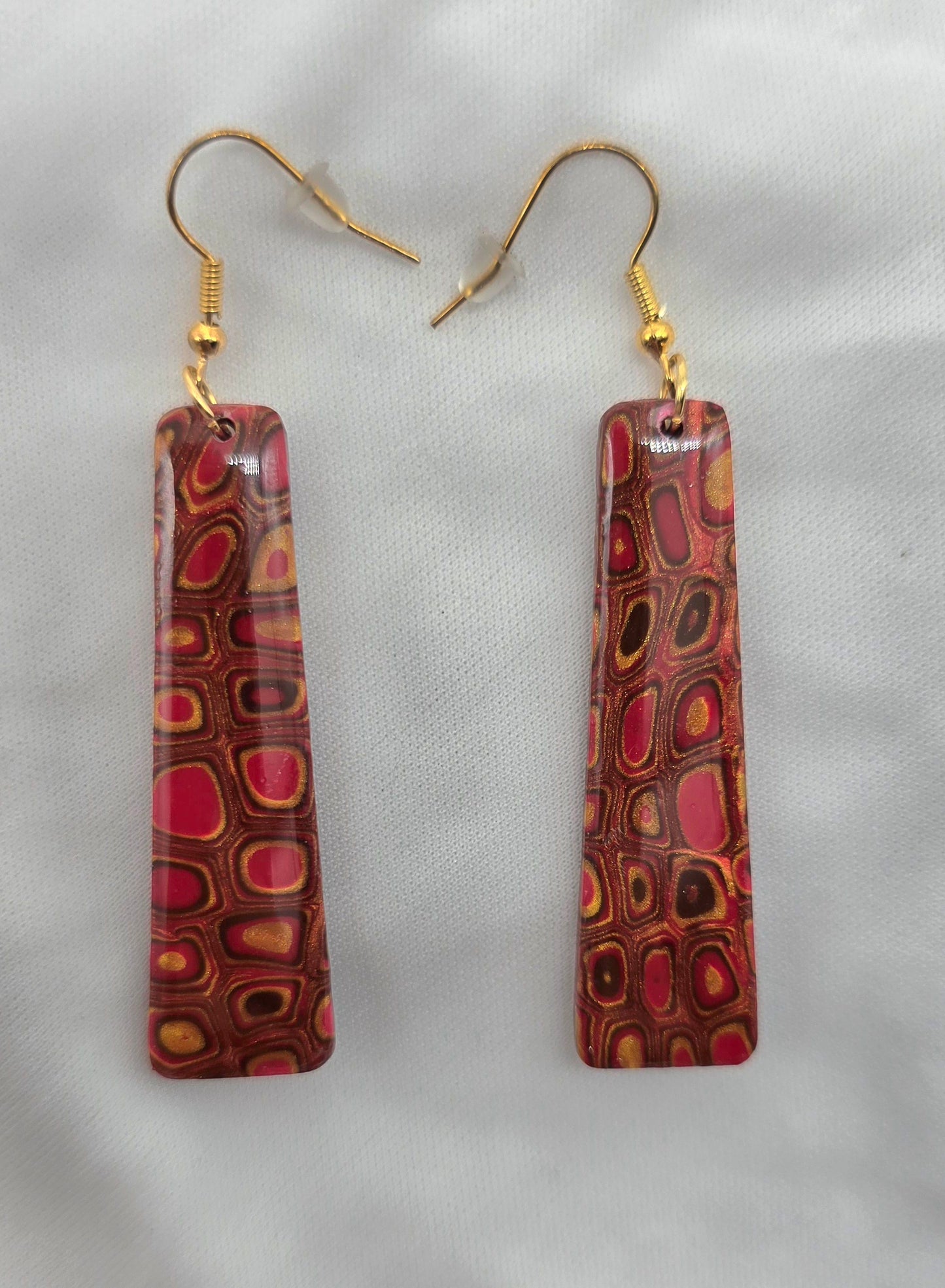 Divine Copper Dangle Earrings