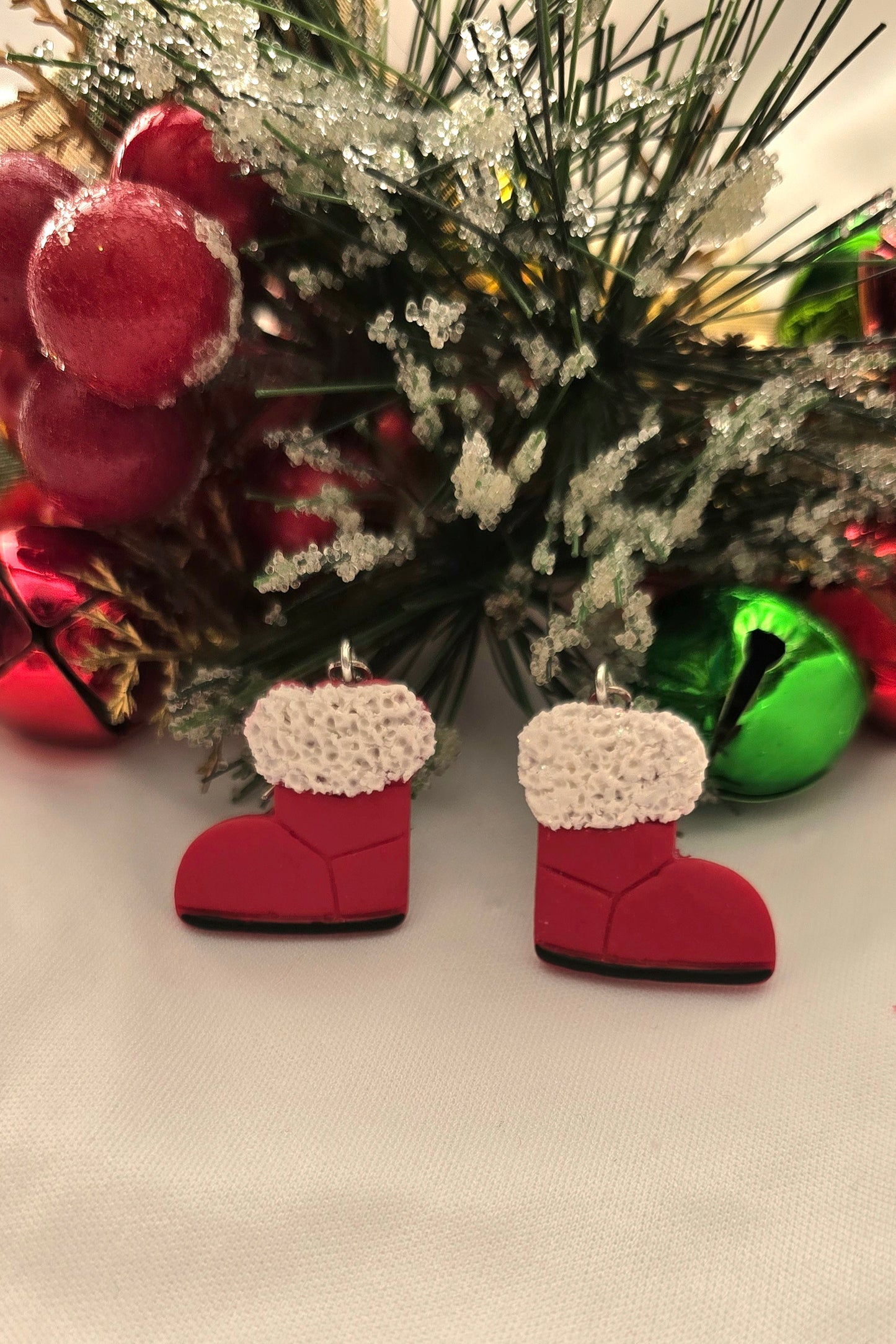 Santa Boots Earrings