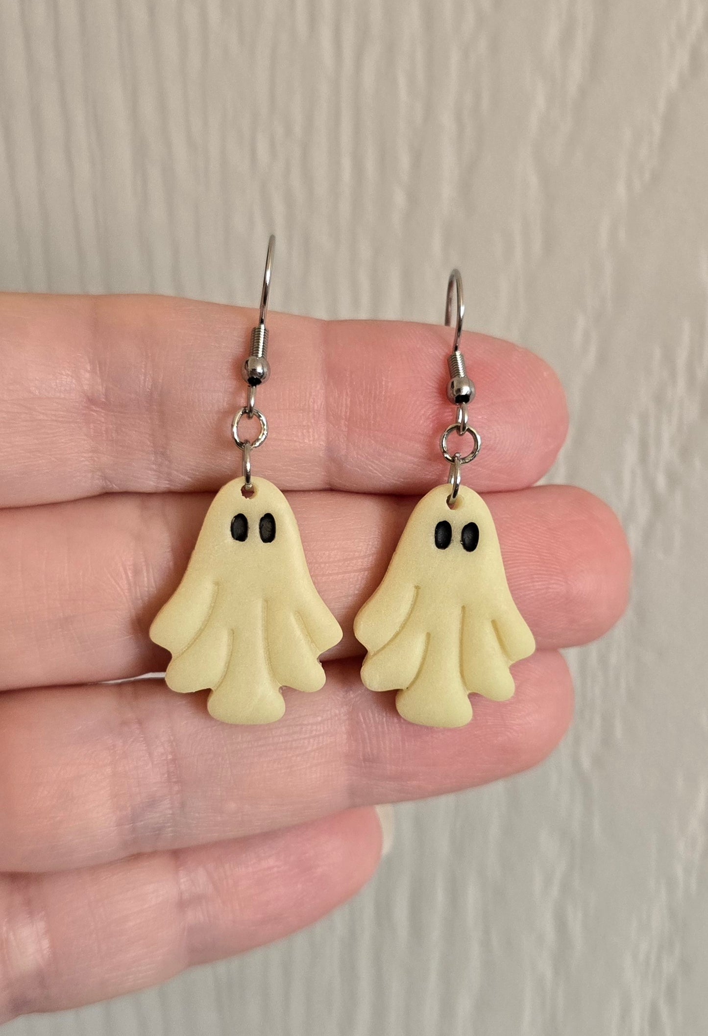 Glow in the Dark Sheet Ghost Dangle Earrings
