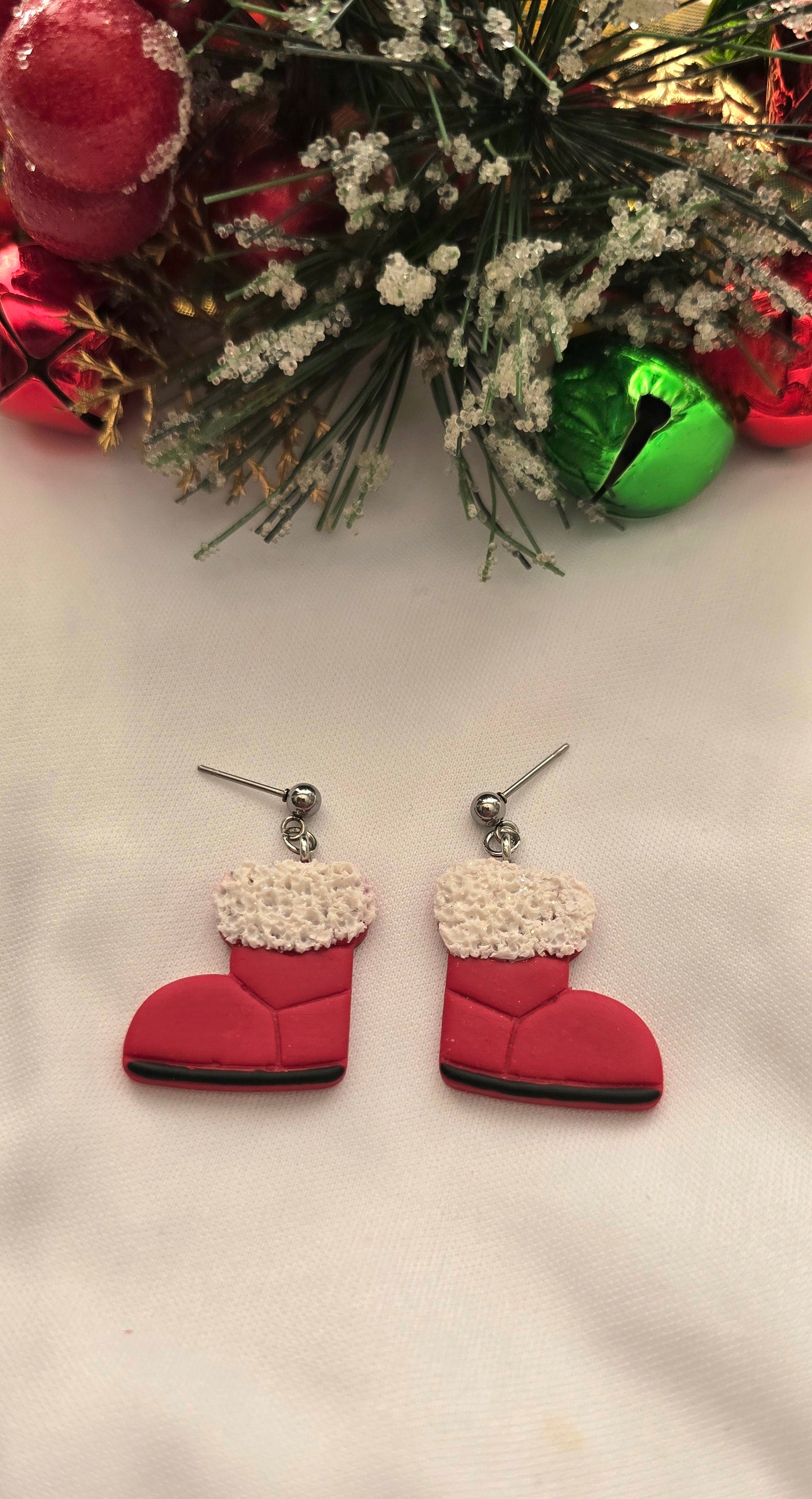 Santa Boots Earrings