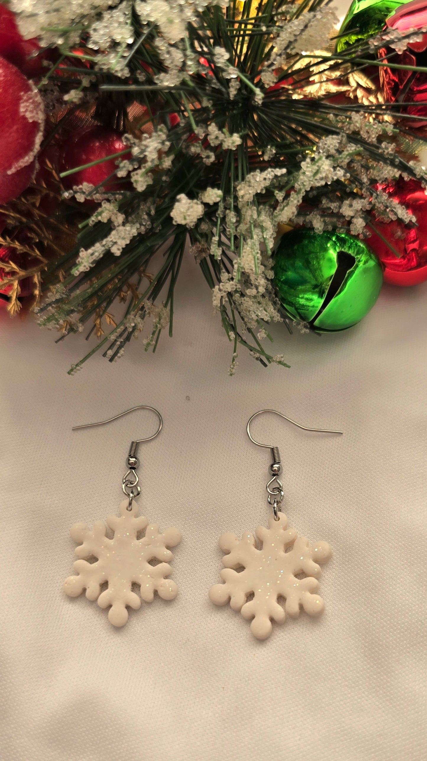 Snowflake Dangle Earrings