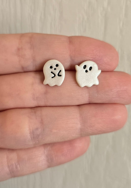 Mini Ghost Stud Earrings
