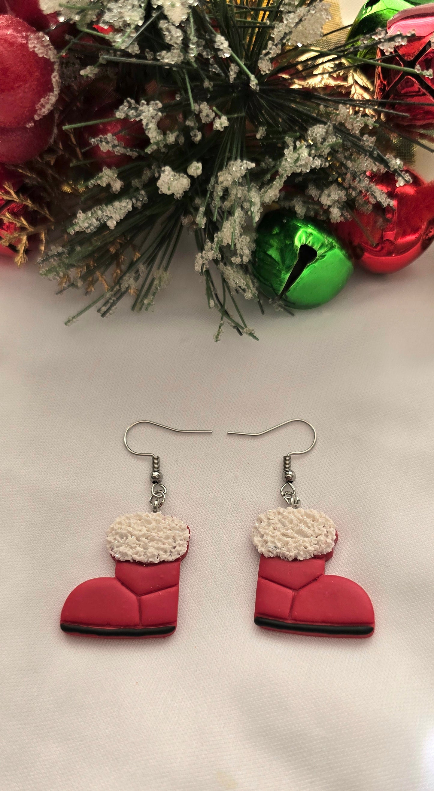 Santa Boots Earrings