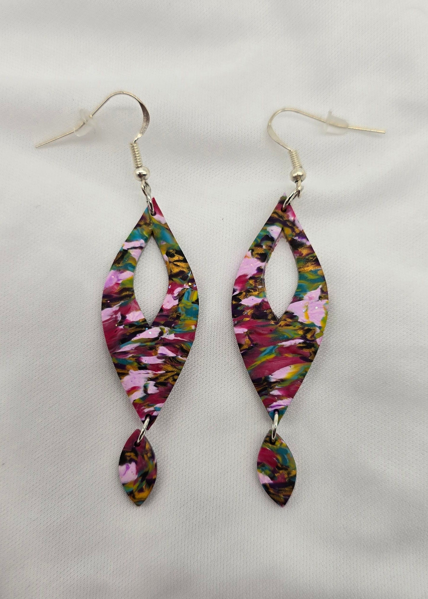 Peony Garden Dangle Earrings