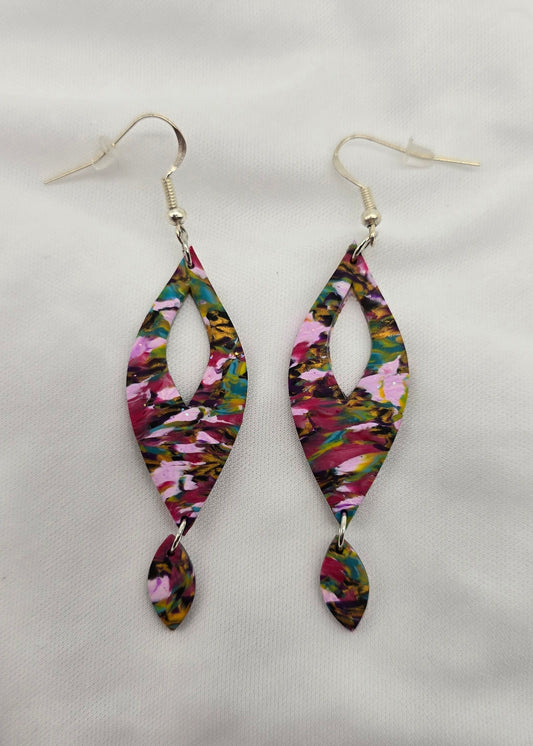 Peony Garden Dangle Earrings