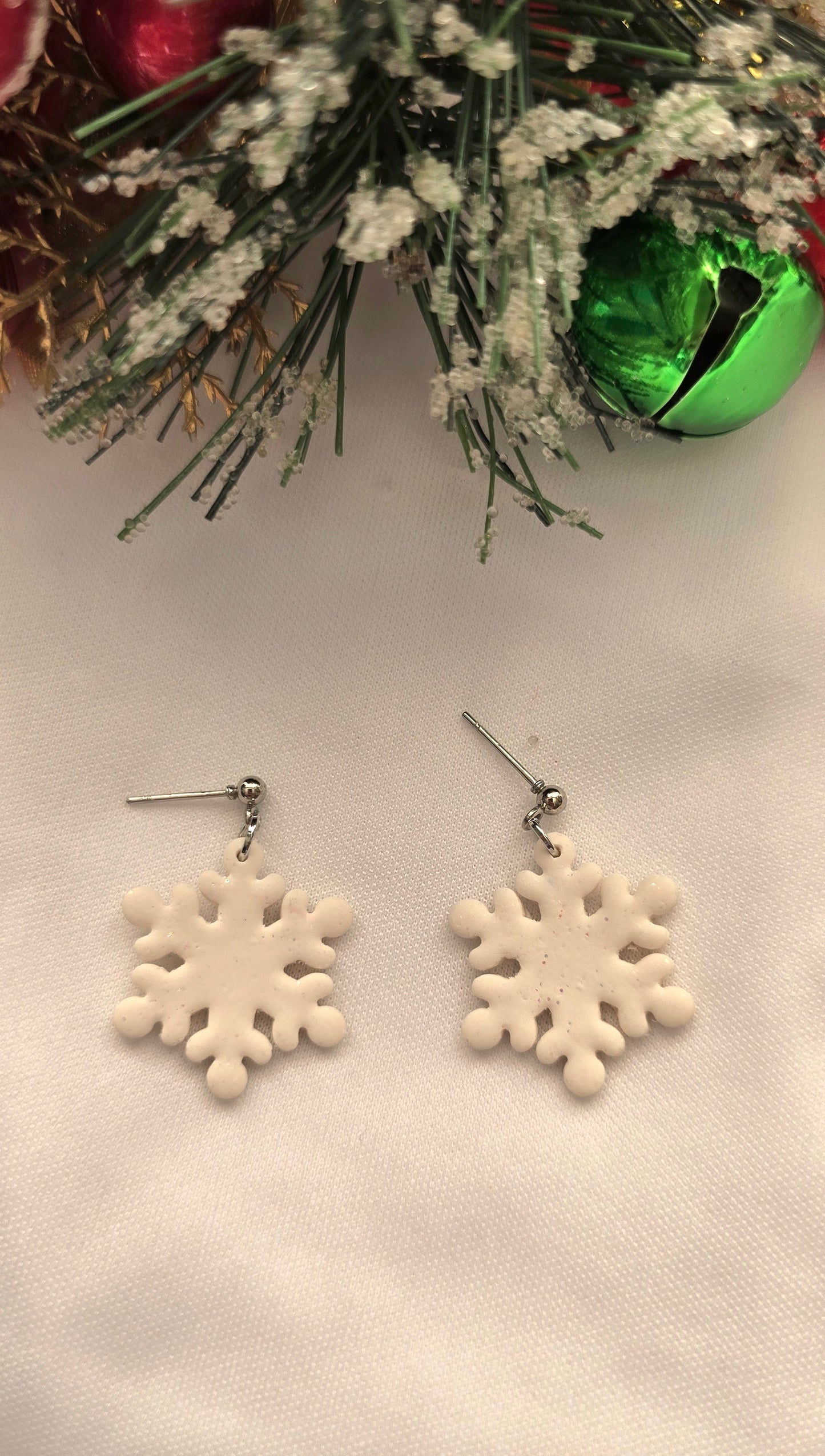 Snowflake Dangle Earrings