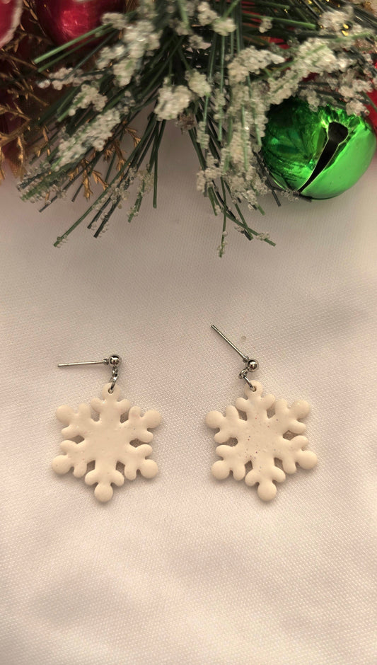 Snowflake Dangle Earrings